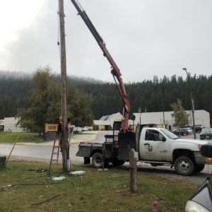 power pole electrician